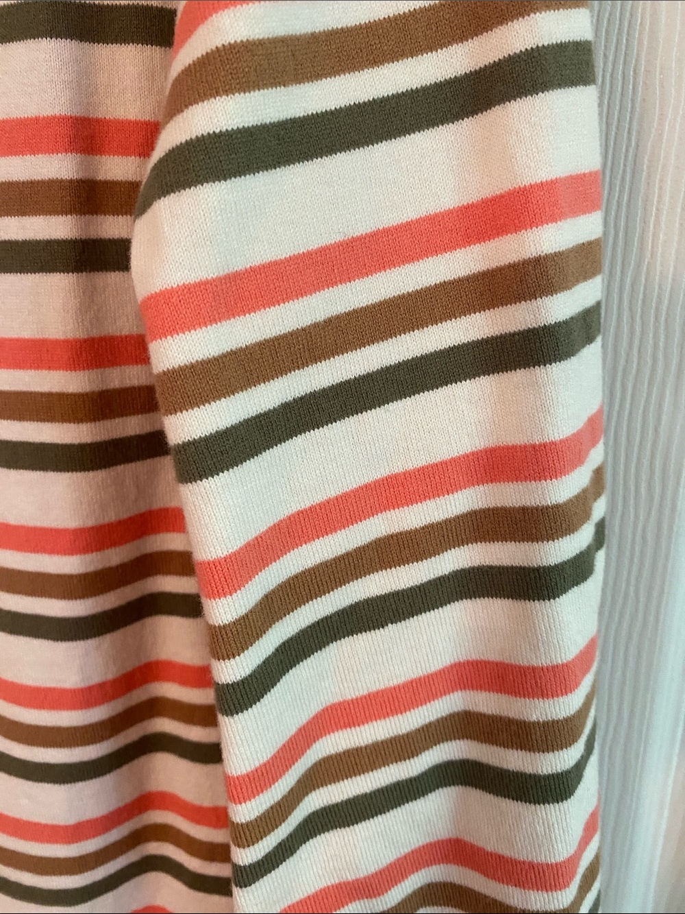 Talbots Authentic XL Striped Long Sleeve Tee Heavy Premium 💯 Cotton Fall Winter - Picture 7 of 12